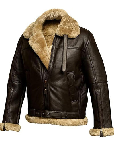 ROCKY | Elegante en warme leren jas voor de winter